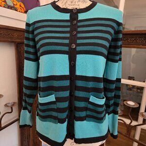 Appleseed's Striped Cardigan, Sz M
